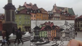 Este artista desenha as cidades por onde passa em vez de fotografá-las