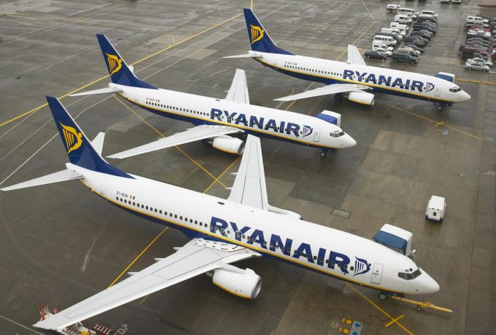 Ryanair voos cancelados, passageiros transportados