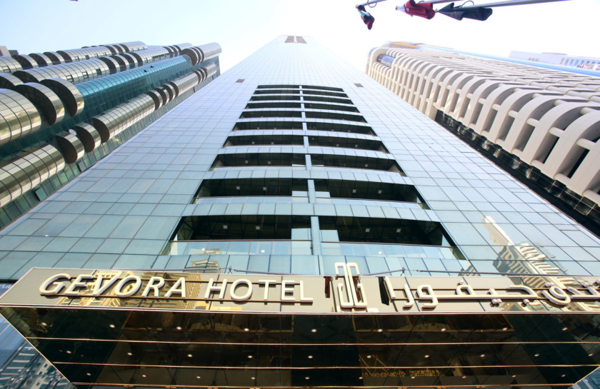 The Gevora Hotel, the world’s tallest hotel, is seen in Dubai