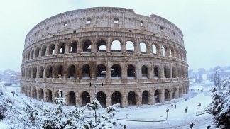 Coliseu de Roma, Itália (nevão)