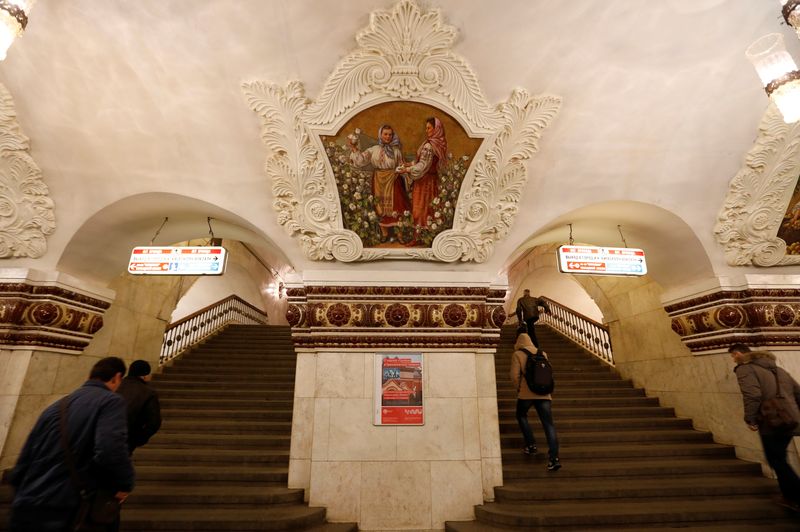 The Wider Image: Going underground: the Moscow metro