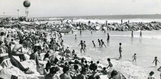Fotografias antigas das férias dos portugueses