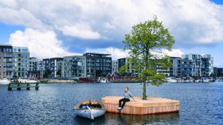 Copenhaga cria ilhas artificiais que funcionam como espaços públicos