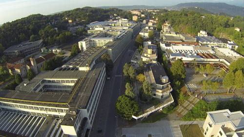 Corso Jervis, in the foreground, the Officine ICO and the Social Services Centre © Guelpa Foundation