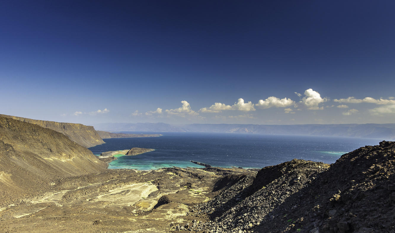 Gulf of Tadjourah view in Djibouti