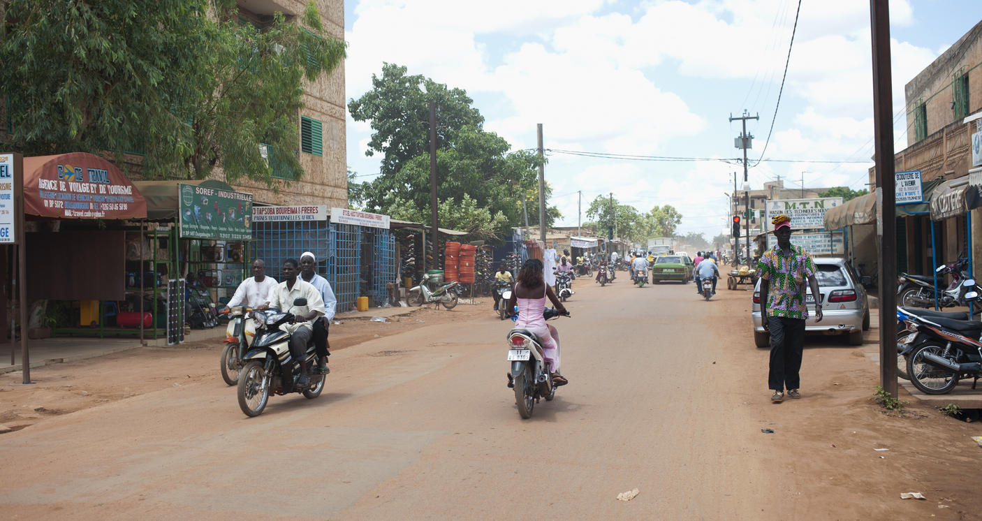 Traffic in Ouaga, Burkina Faso