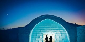 O hotel no gelo onde é possível casar - veja as fotos