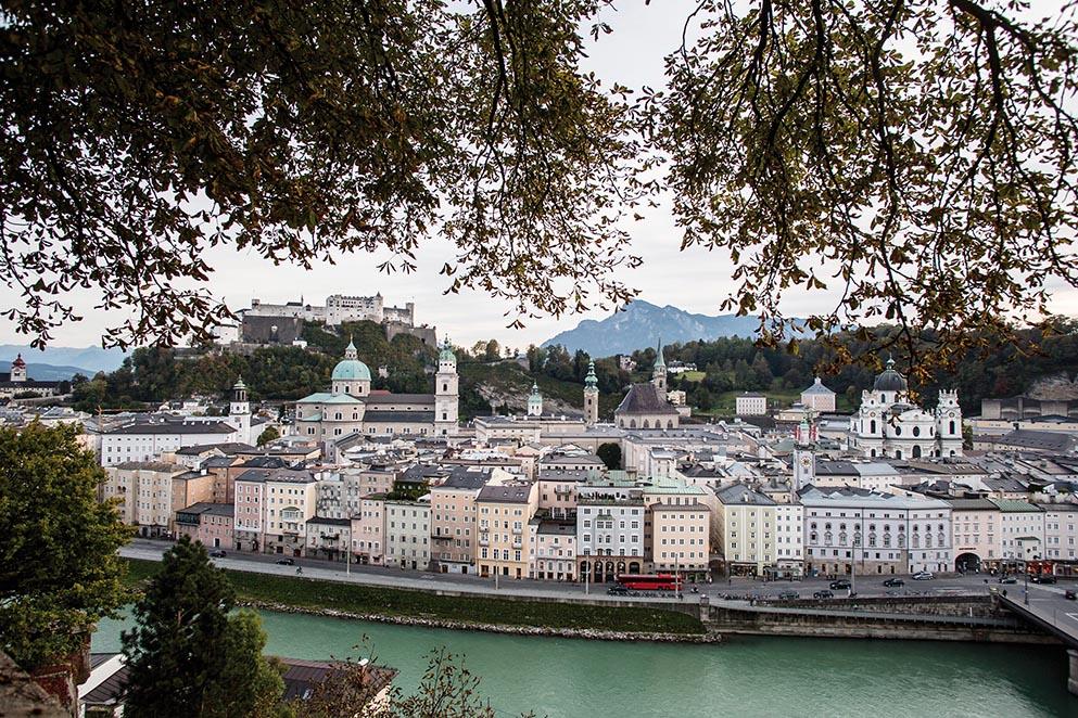 Cidade de Salzburg na Austria