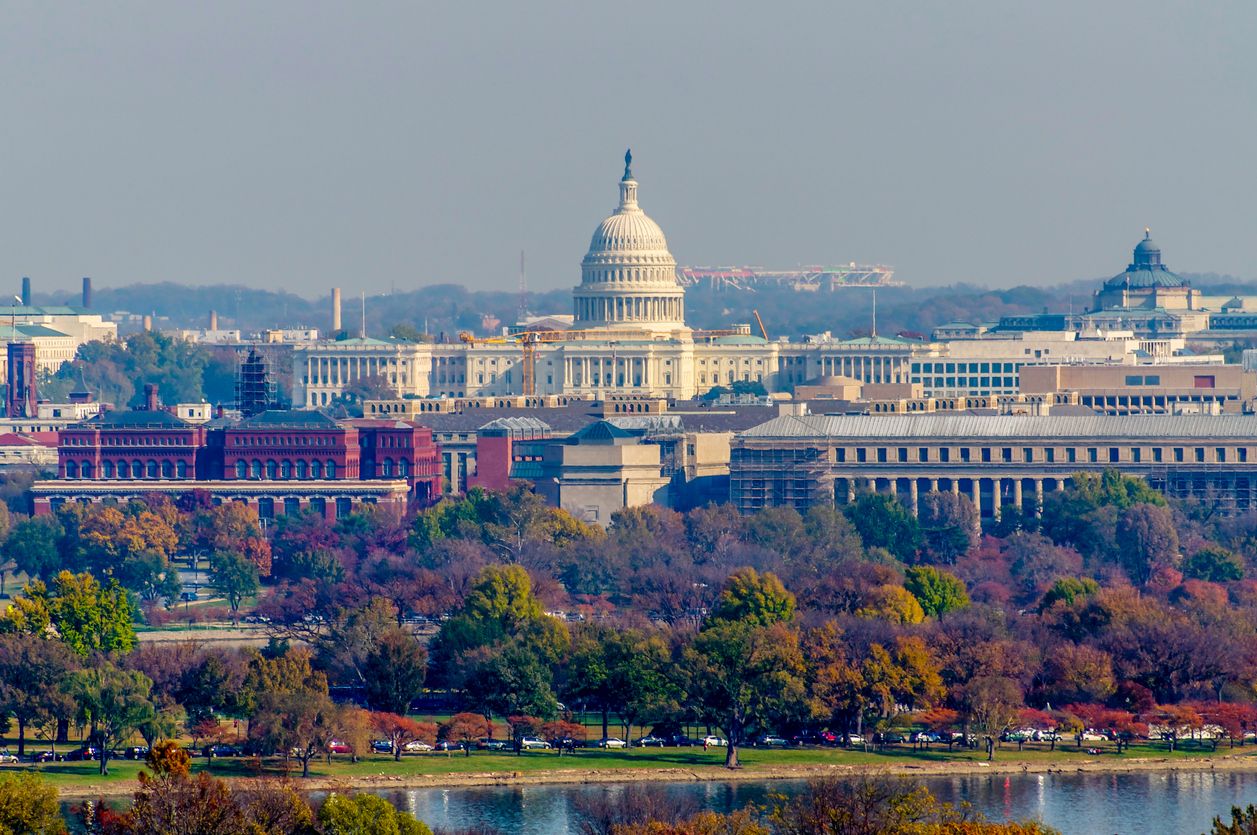 United States Capitol in Autumn