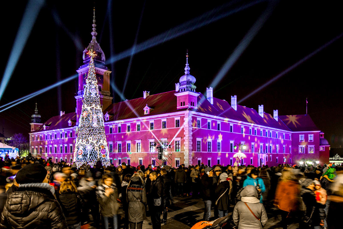 Iluminações em Varsóvia