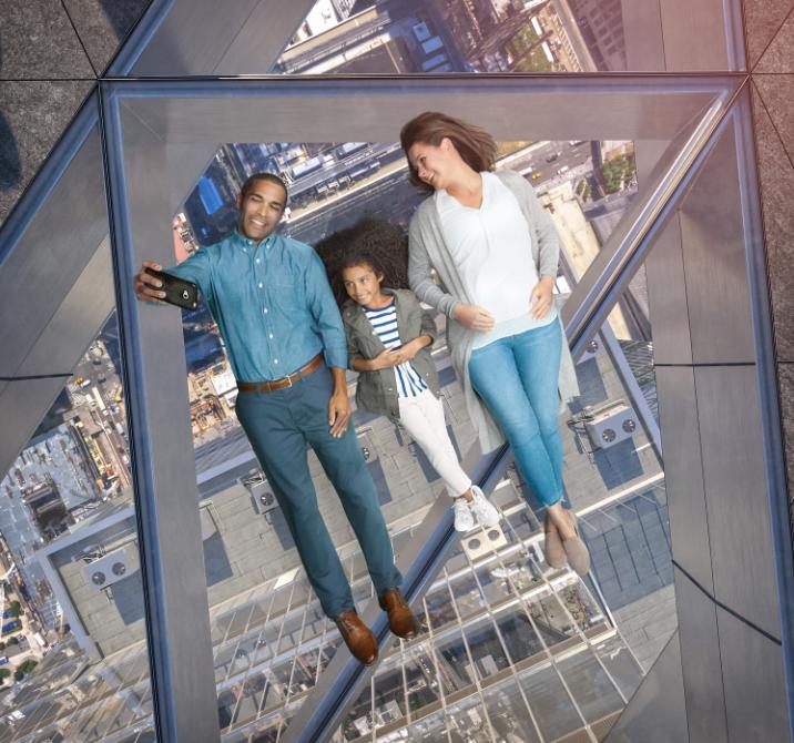 Edge Family on The Glass Floor – Courtesy of Related-Oxford