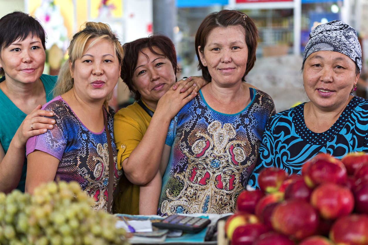 Group of Kazakh Women.