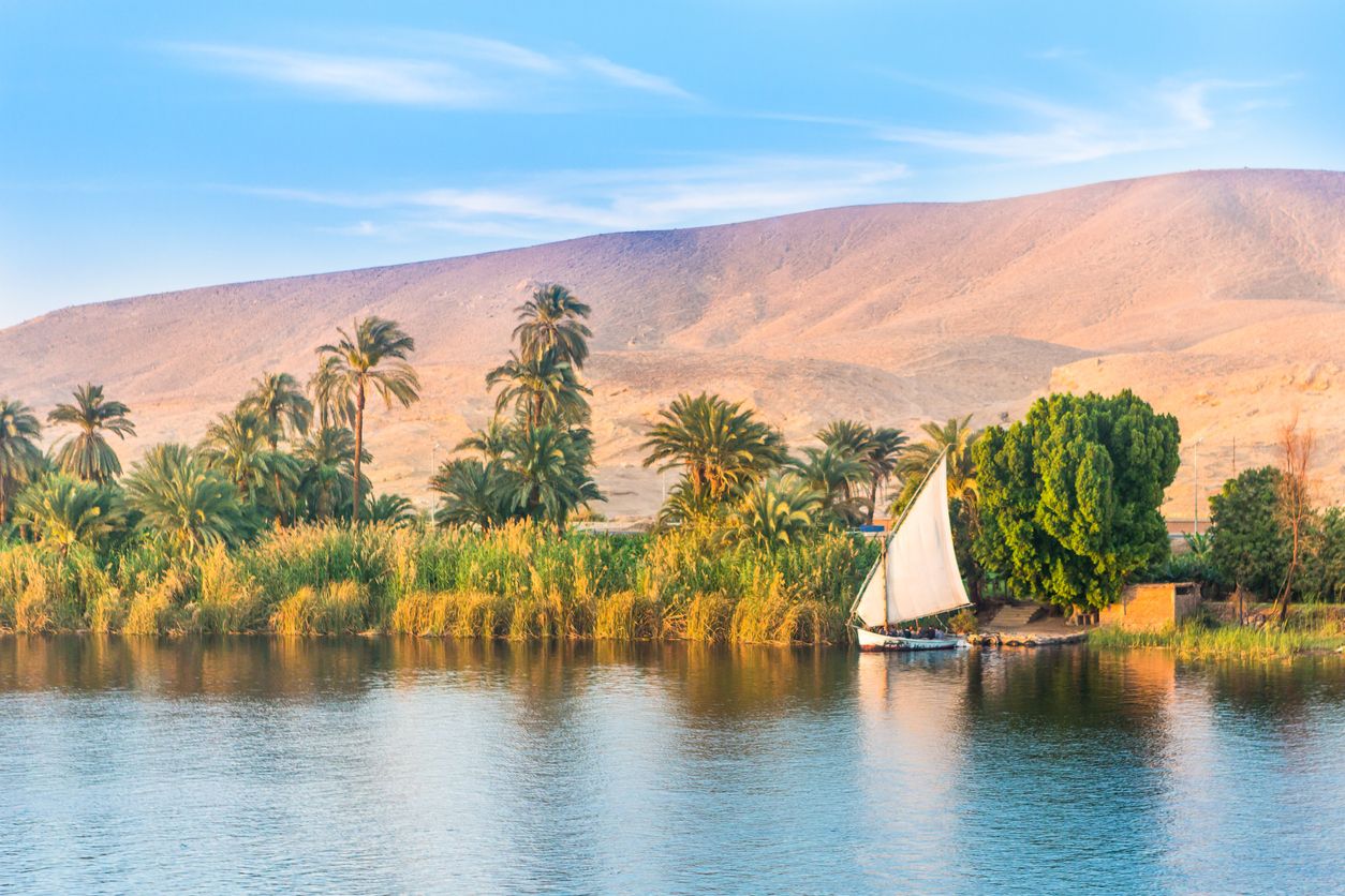 River Nile in Egypt.